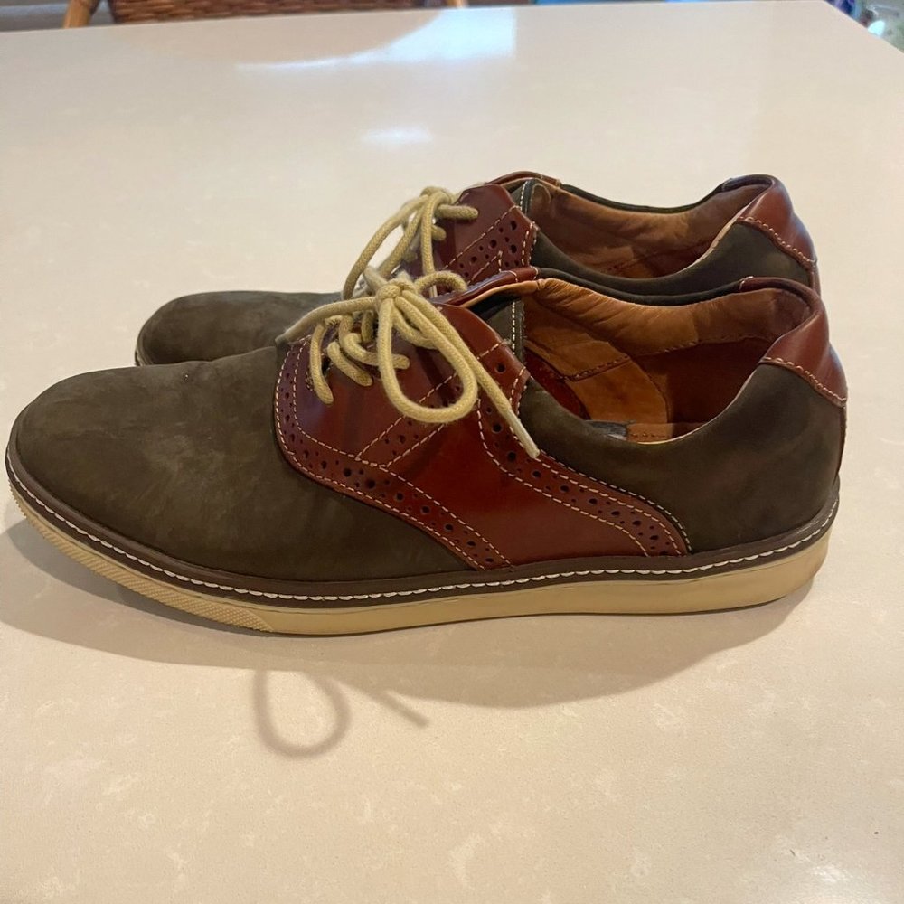 Johnston & Murphy McGuffey Plain Toe Saddle Oxford 8.5